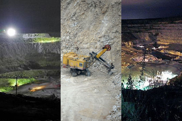 светодиодное освещение карьеров