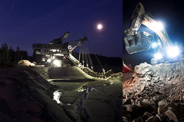 led освещение карьеров